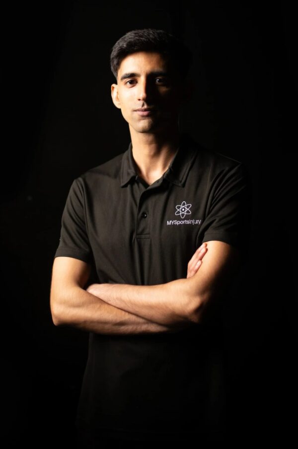 Studio portrait of Ahmed Juraije
