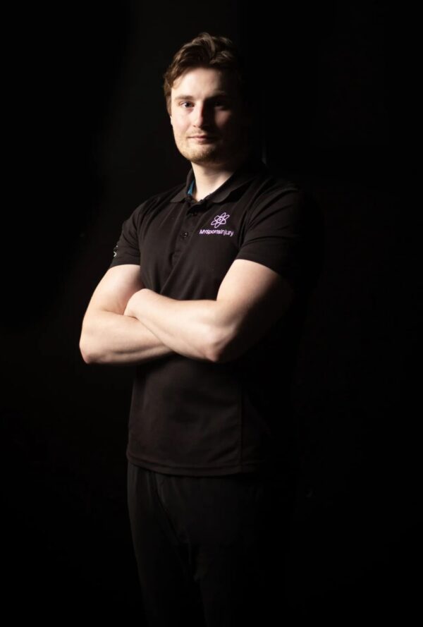 Studio portrait of Nick Brisbane