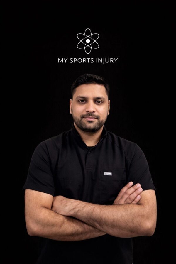 Studio portrait of Sameer