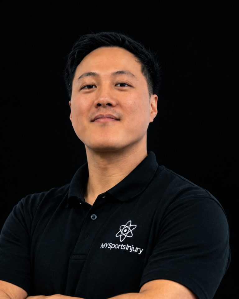 Studio portrait of Ray Ho