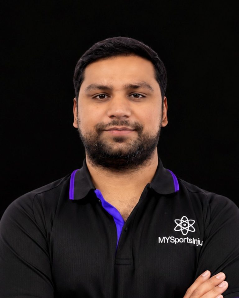 Studio portrait of Sameer Ahmed
